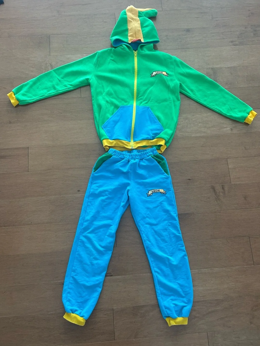 Custom Brawl Stars Leon Kids Costume Tracksuit Hoodie & Pants